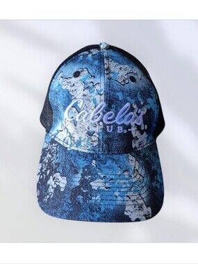 Cabela's Blue Camouflage Mesh Back Hat